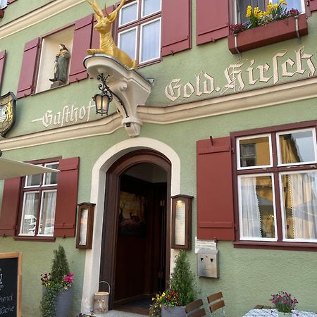 Hotel Goldner Hirsch Dinkelsbühl Exterior foto
