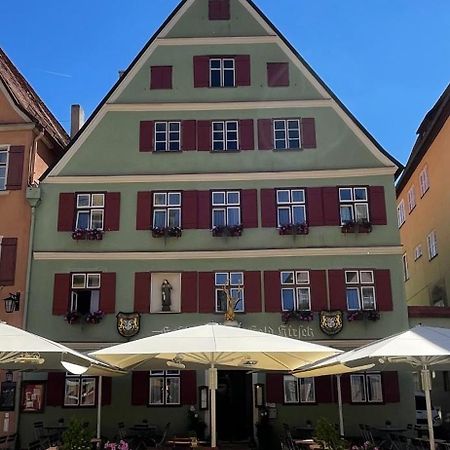 Hotel Goldner Hirsch Dinkelsbühl Exterior foto